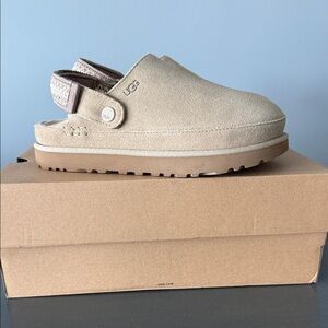 UGG Women's Tan Slip-On Slippers